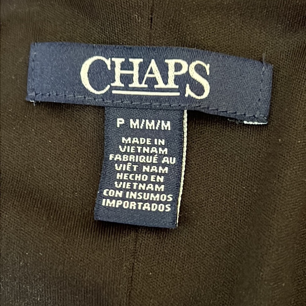 Chaps Faux Wrap Business Casual or Cocktail Dress Size MP - Picture 14 of 17